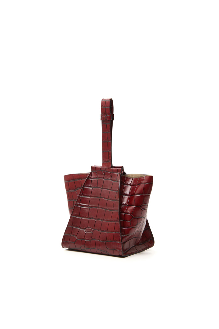 Crocodile print leather bag Intrend Crocodile print leather bag Intrend