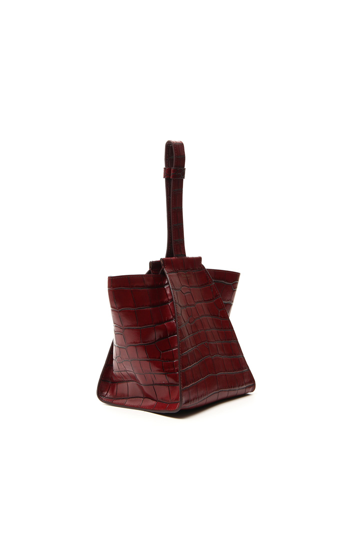 Crocodile print leather bag Intrend Crocodile print leather bag Intrend