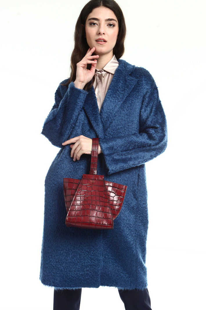 Crocodile print leather bag Intrend Crocodile print leather bag Intrend