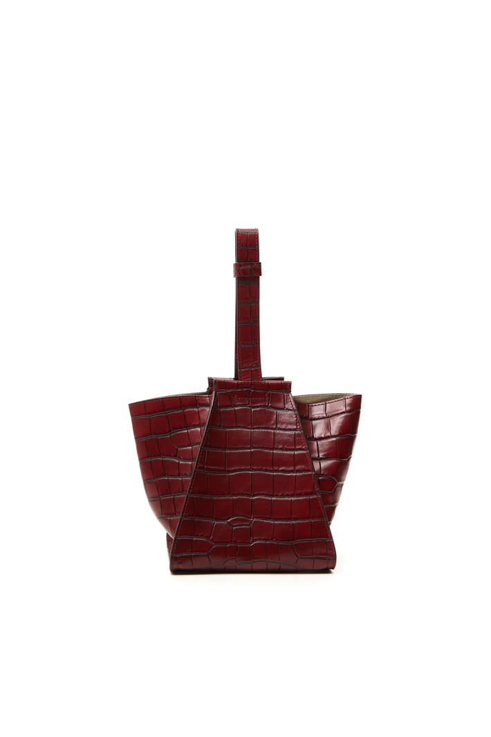 Crocodile print leather bag Intrend Crocodile print leather bag Intrend