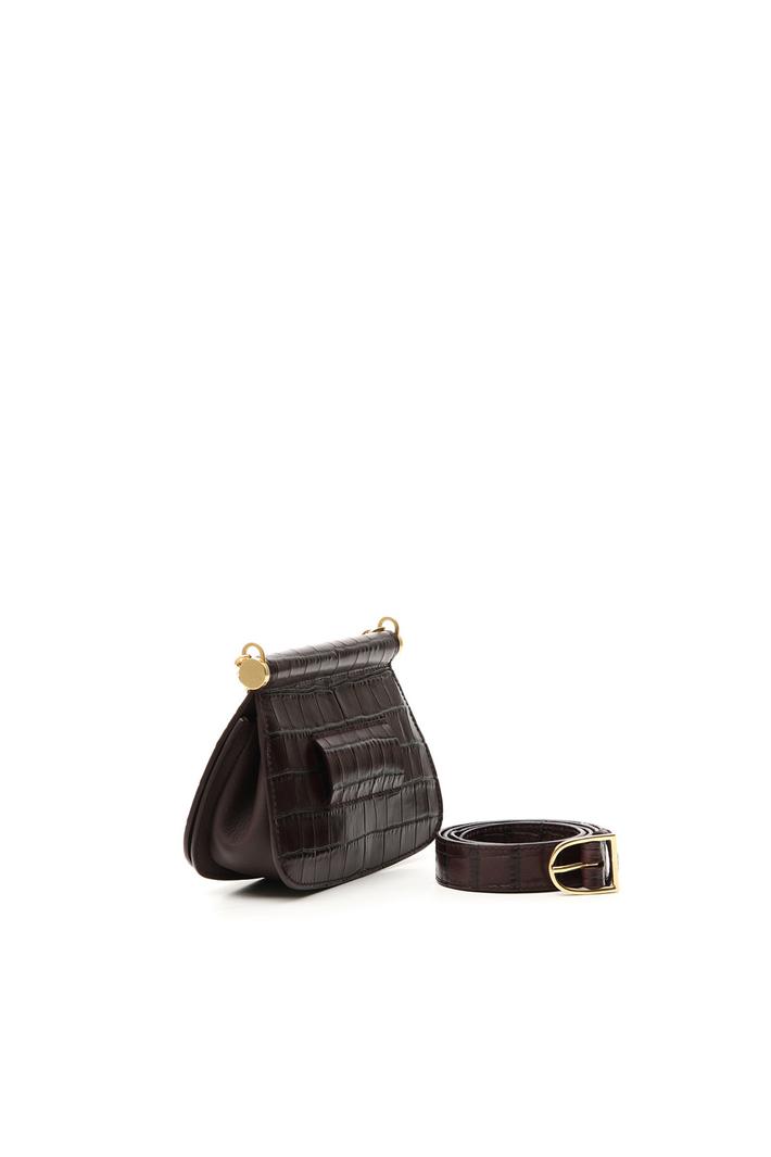 Croc-print leather bag Intrend Croc-print leather bag Intrend