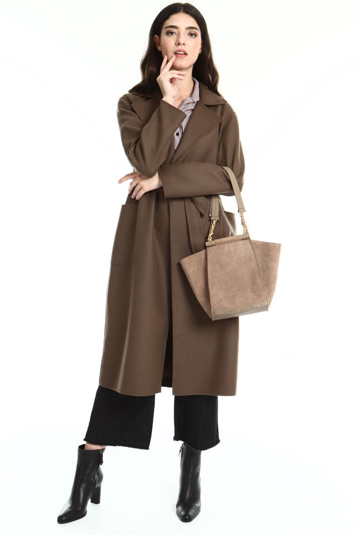 Shopper in pelle scamosciata Intrend Shopper in pelle scamosciata Intrend