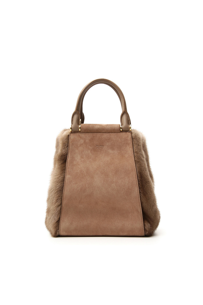 Suede and mink bag Intrend Suede and mink bag Intrend