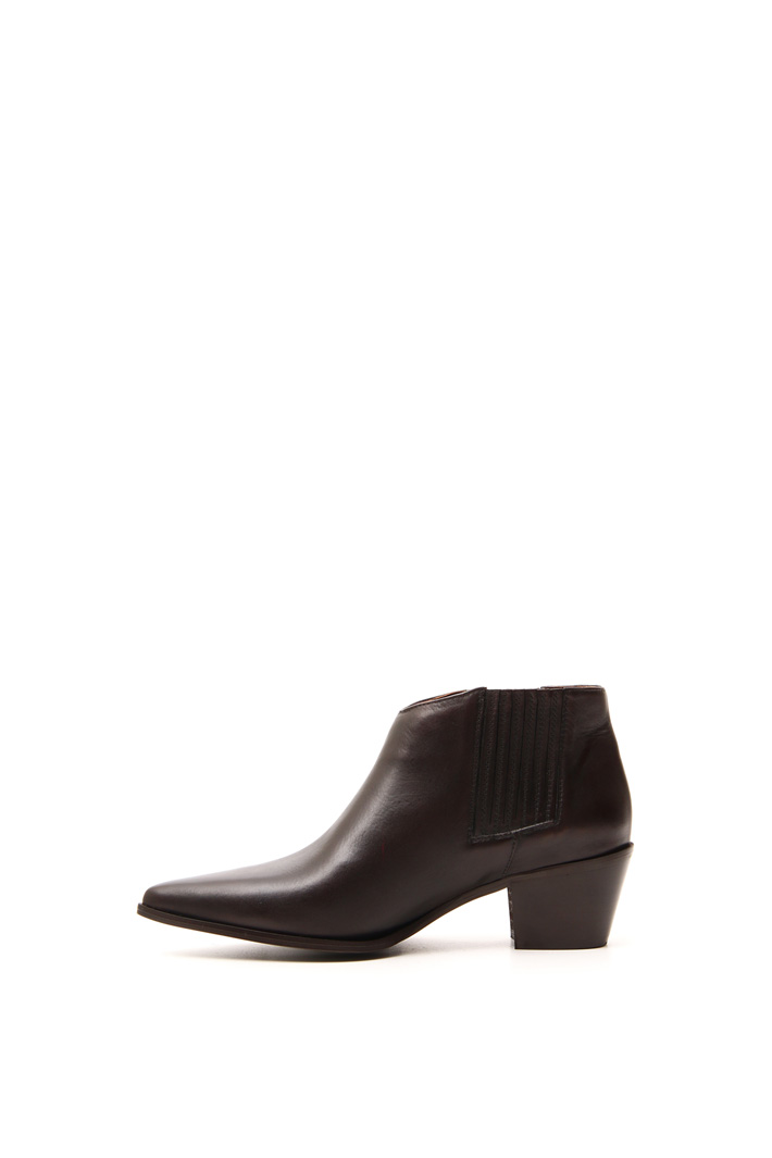 Leather ankle boots Intrend Leather ankle boots Intrend