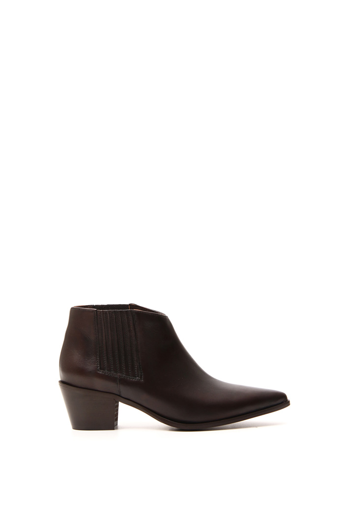 Leather ankle boots Intrend Leather ankle boots Intrend