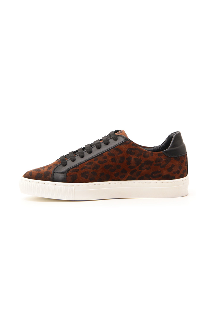 Printed suede sneakers Intrend Printed suede sneakers Intrend