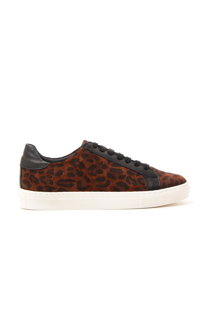 Printed suede sneakers Intrend Printed suede sneakers Intrend