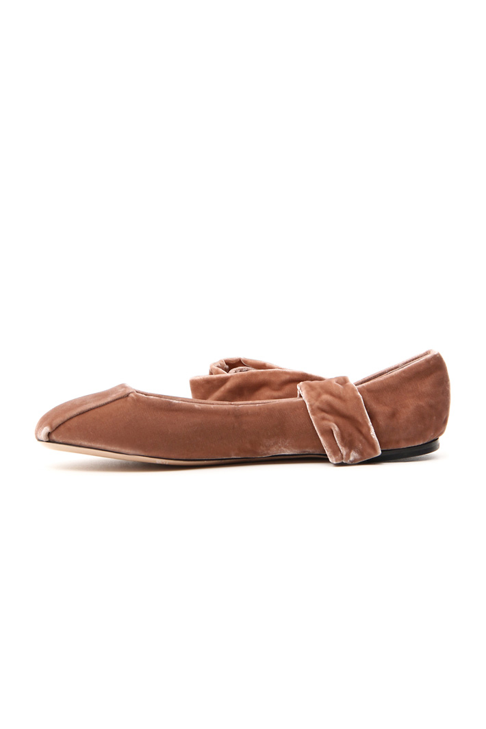 Velvet ballerinas Intrend Velvet ballerinas Intrend