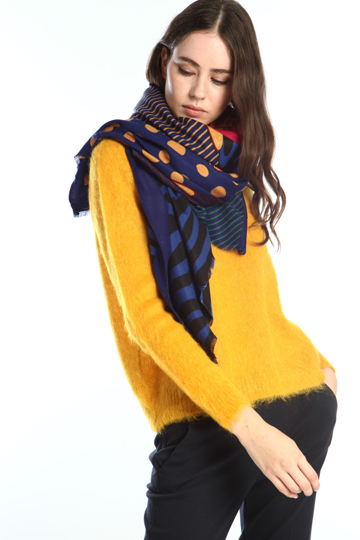 Printed scarf Intrend Printed scarf Intrend