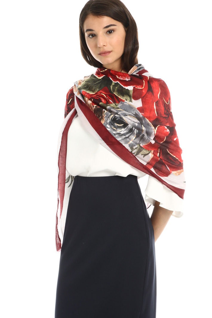 Printed muslin foulard Intrend Printed muslin foulard Intrend