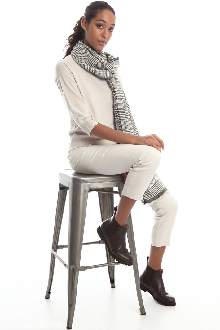 Wool and alpaca scarf Intrend Wool and alpaca scarf Intrend