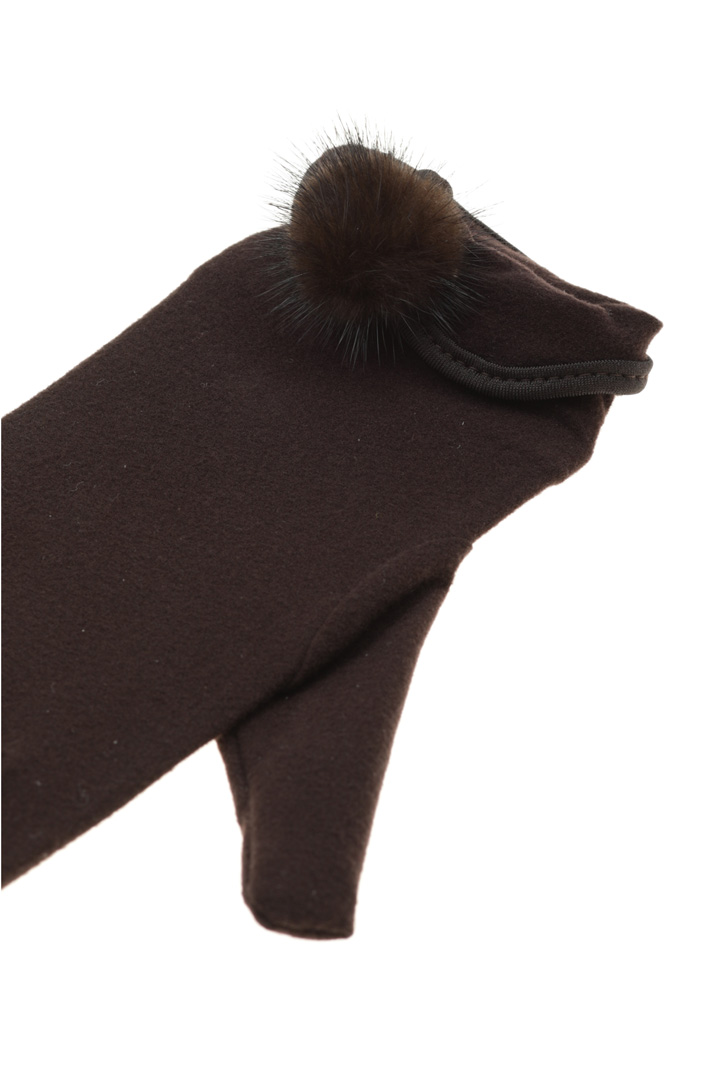 Jersey and fur gloves Intrend Jersey and fur gloves Intrend