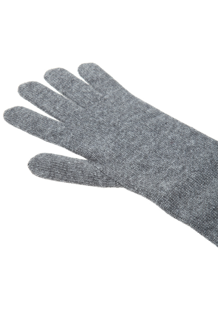 Long knitted gloves Intrend Long knitted gloves Intrend