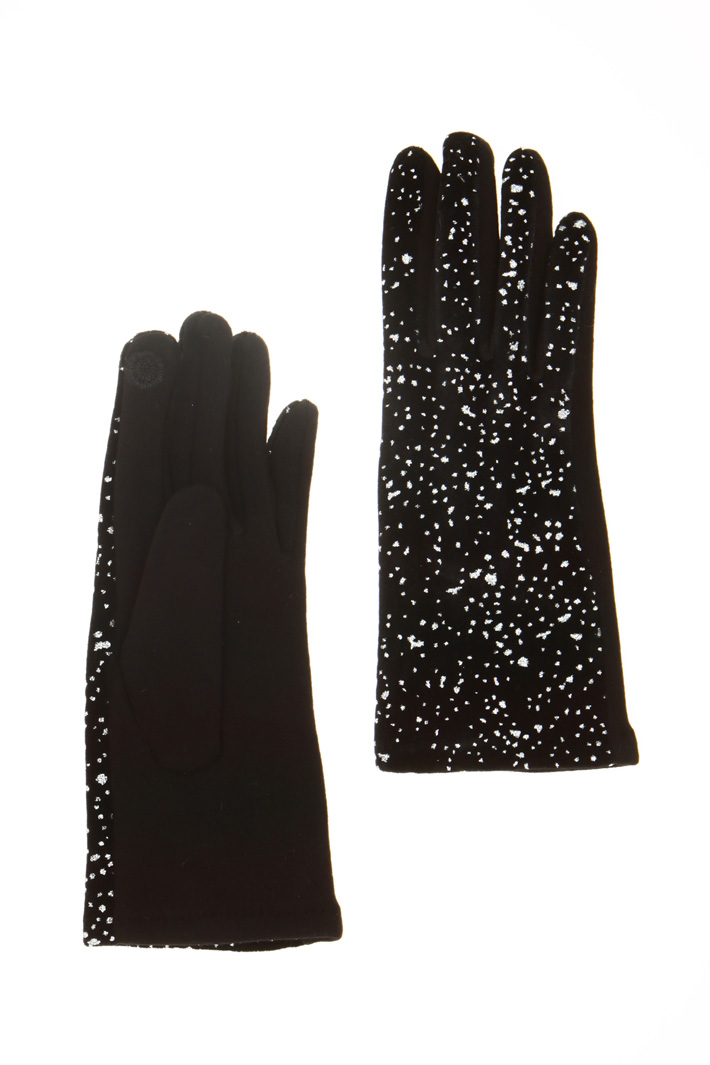 Jersey and velvet gloves Intrend Jersey and velvet gloves Intrend