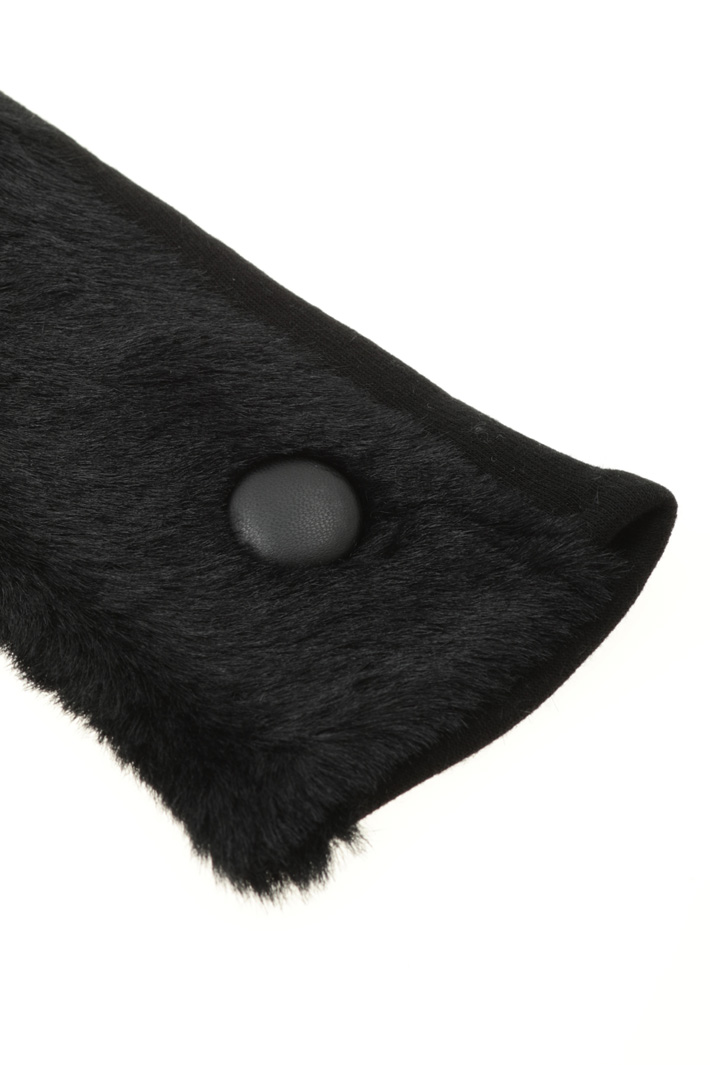 Buttoned jersey gloves Intrend Buttoned jersey gloves Intrend