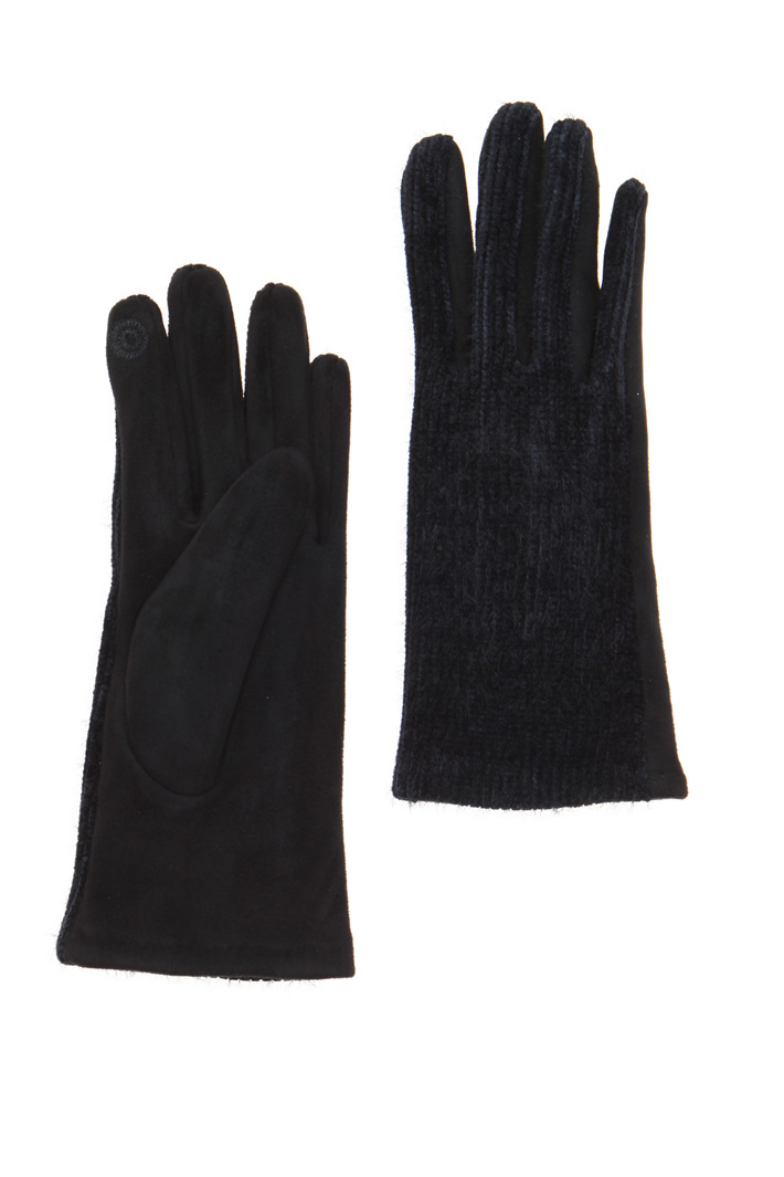 Suede and velvet gloves Intrend Suede and velvet gloves Intrend