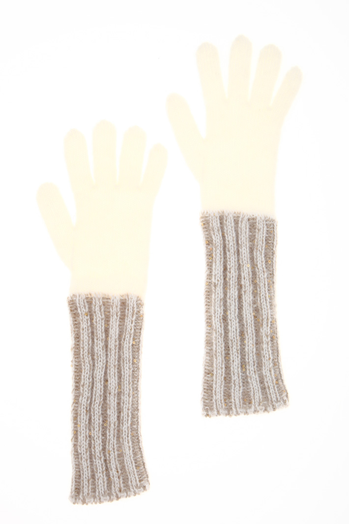 Knit mohair gloves Intrend Knit mohair gloves Intrend
