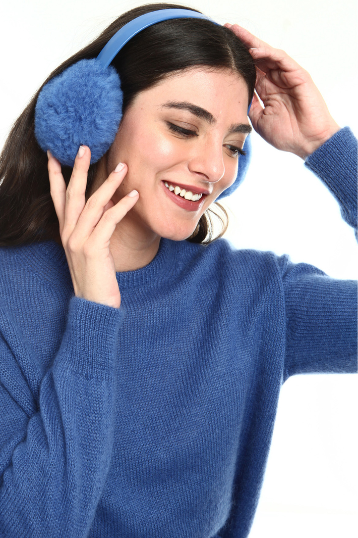 Wool blend earmuffs Intrend Wool blend earmuffs Intrend
