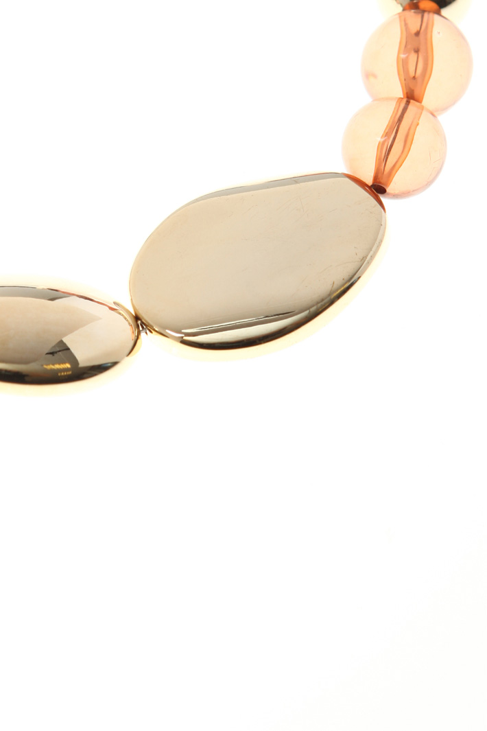 Necklace with irregular stones Intrend Necklace with irregular stones Intrend