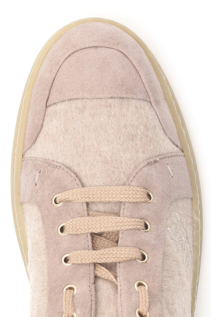 Cashmere lace-up sneaker Intrend Cashmere lace-up sneaker Intrend