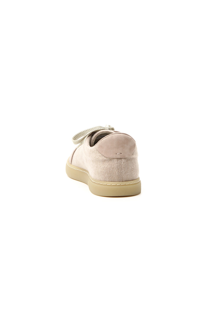 Cashmere and leather sneakers Intrend Cashmere and leather sneakers Intrend