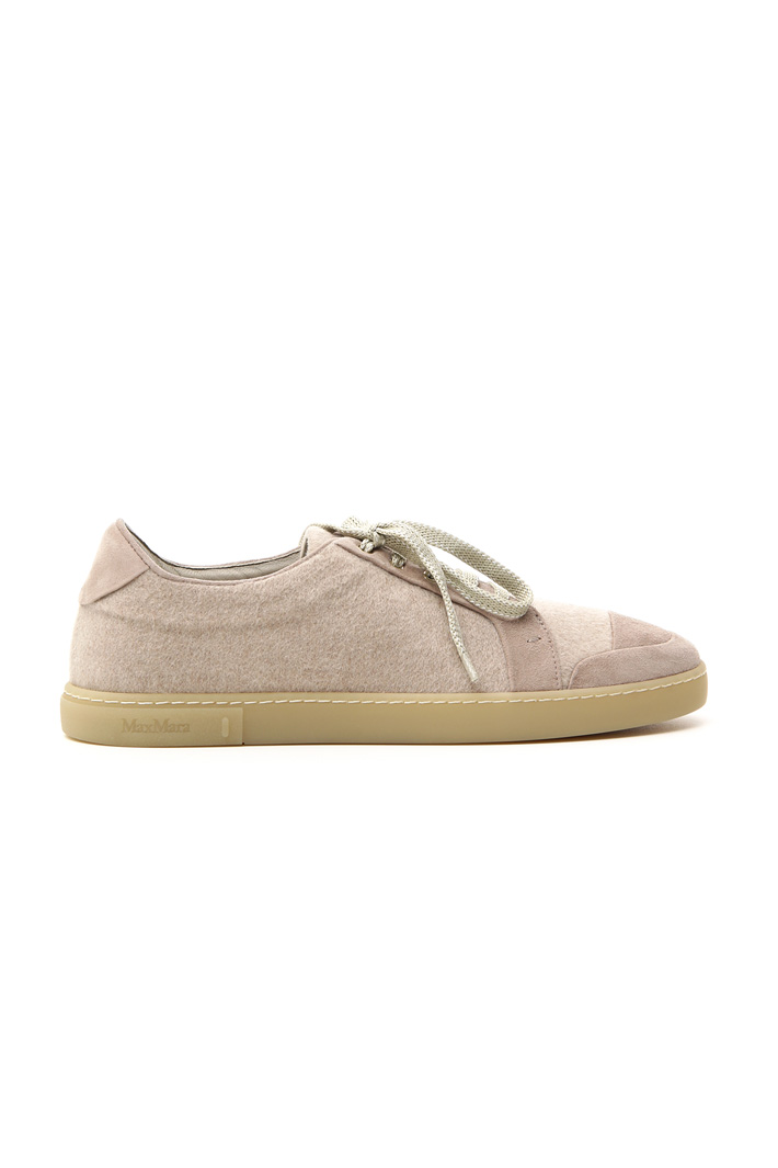 Cashmere and leather sneakers Intrend Cashmere and leather sneakers Intrend