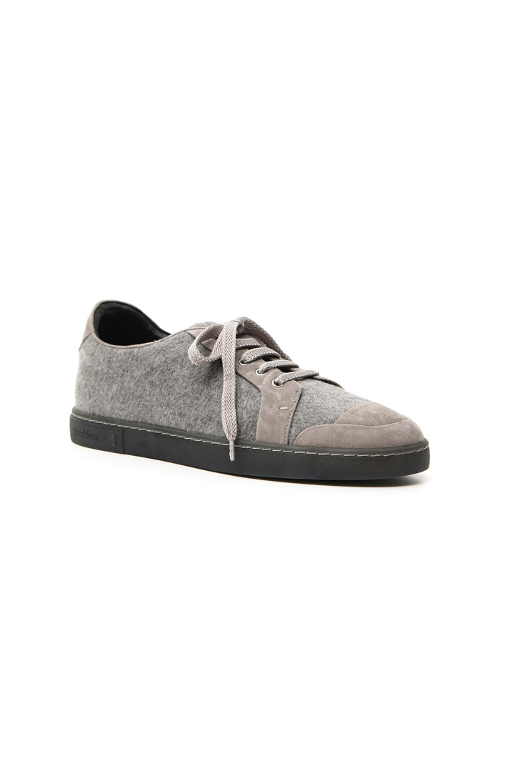 Cashmere and leather sneakers Intrend Cashmere and leather sneakers Intrend