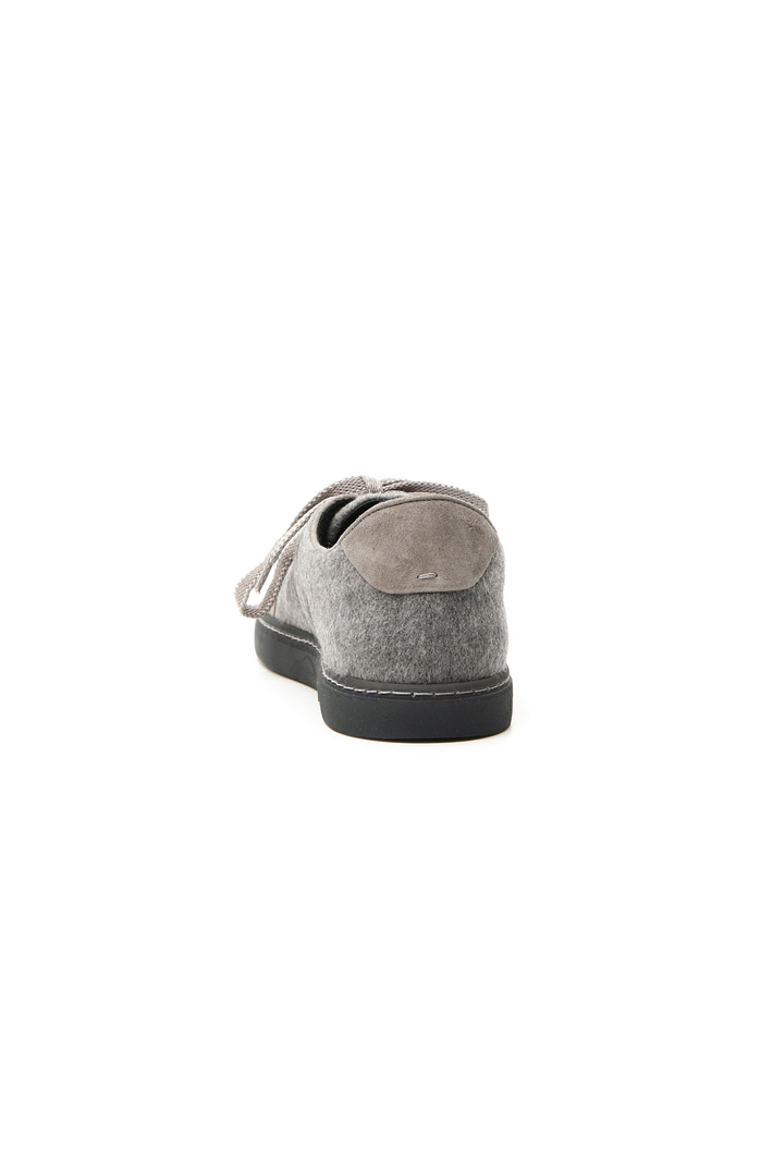 Cashmere and leather sneakers Intrend Cashmere and leather sneakers Intrend