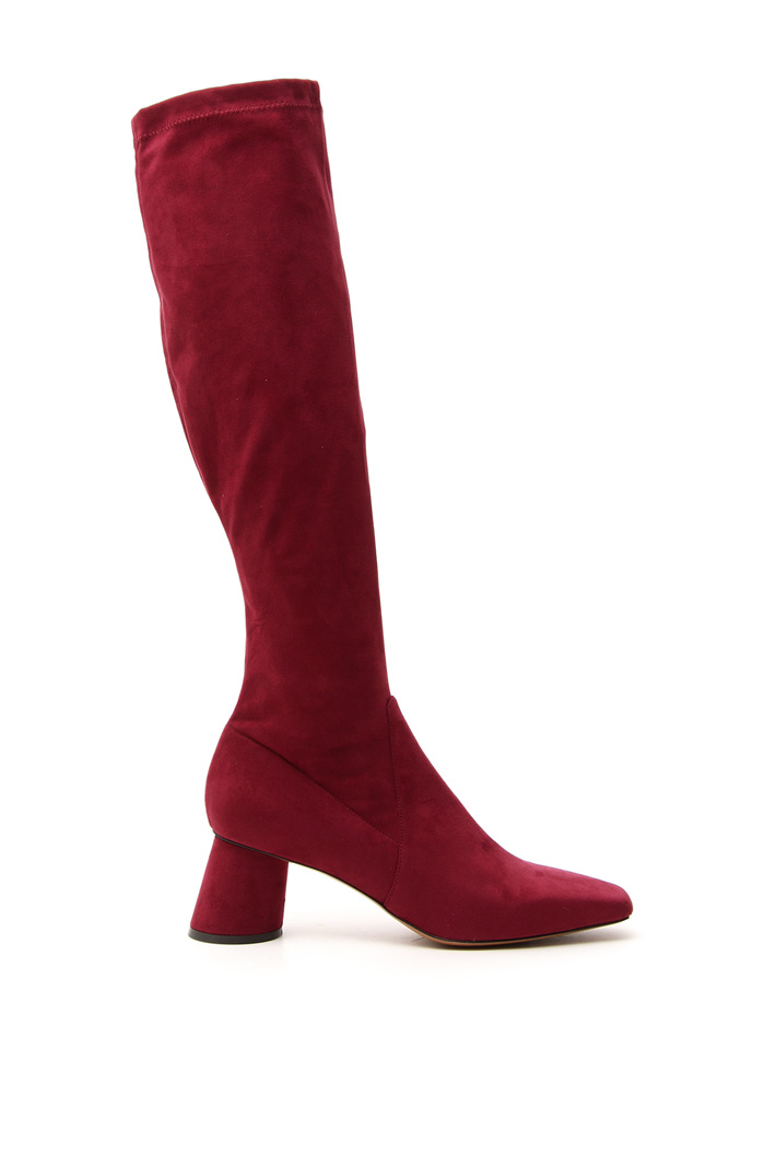 Suede effect slim boots Intrend Suede effect slim boots Intrend
