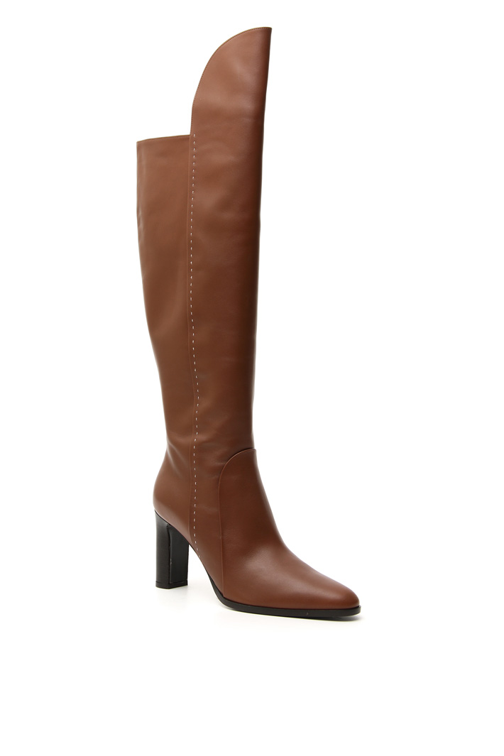 High boots in leather Intrend High boots in leather Intrend