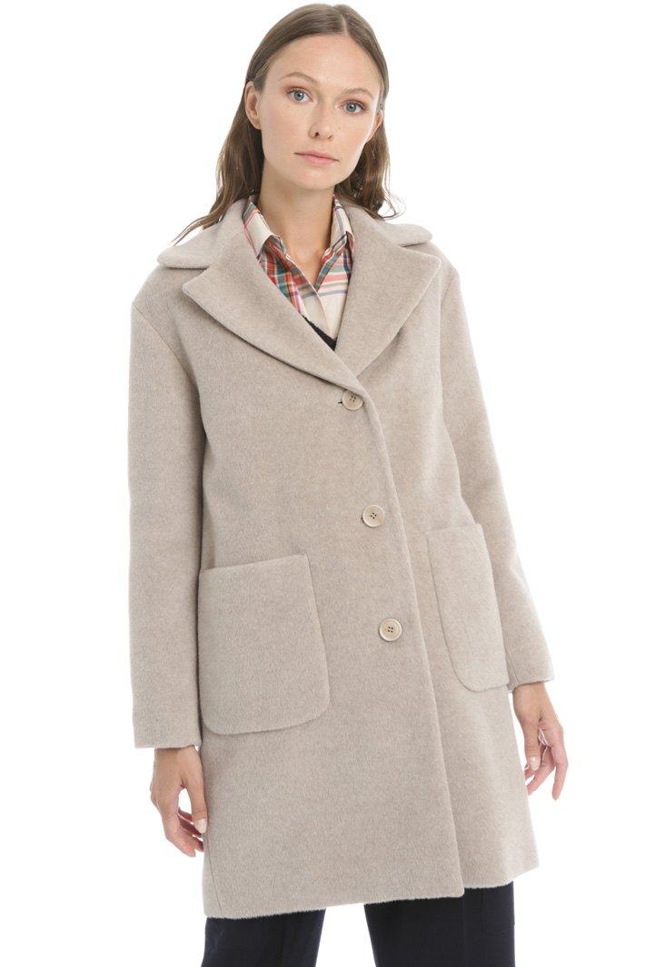 Wool and alpaca coat Intrend Wool and alpaca coat Intrend