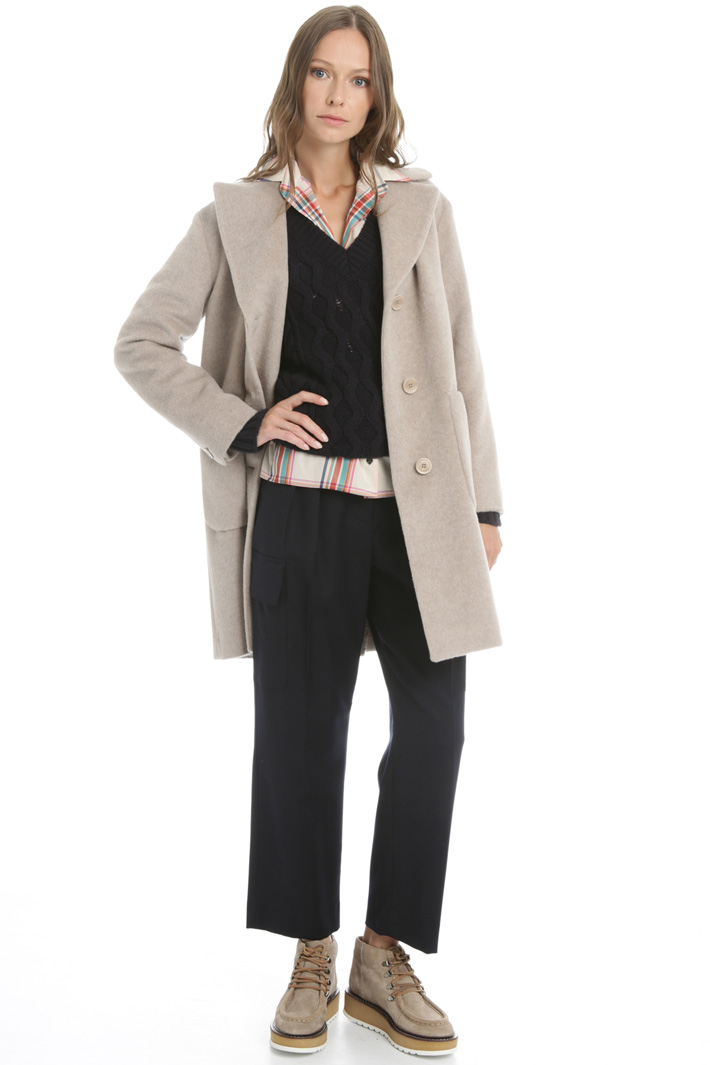 Wool and alpaca coat Intrend Wool and alpaca coat Intrend