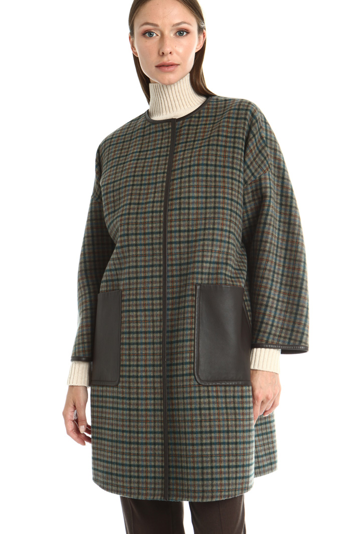 Reversible wool blend coat Intrend Reversible wool blend coat Intrend