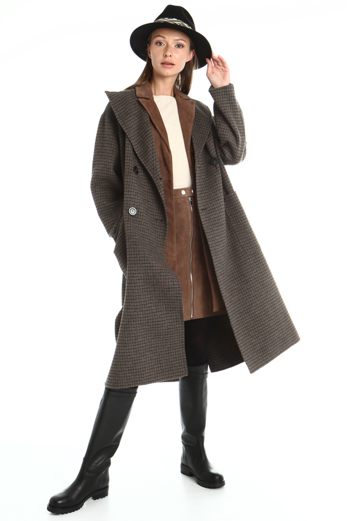 Yarn dyed double wool coat Intrend Yarn dyed double wool coat Intrend