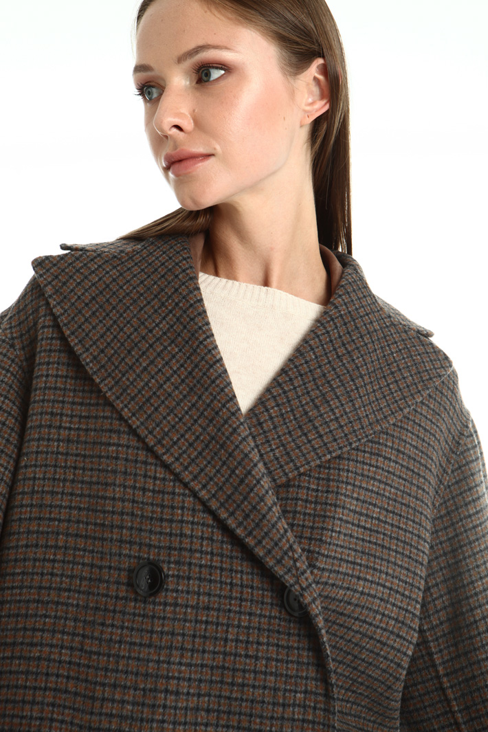 Yarn dyed double wool coat Intrend Yarn dyed double wool coat Intrend