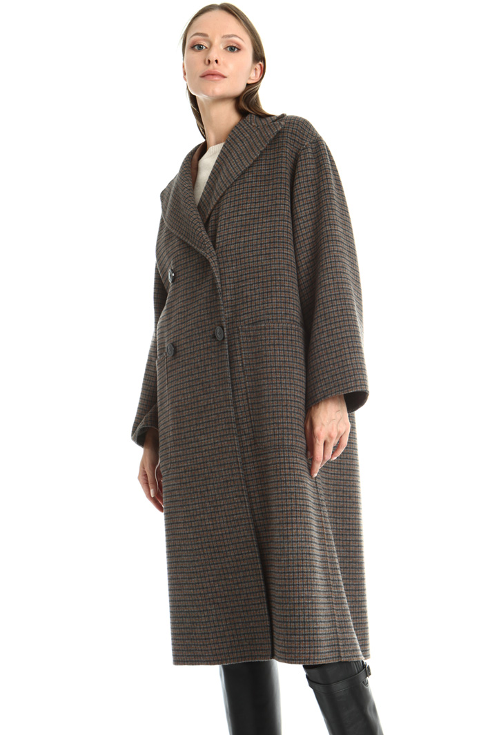 Yarn dyed double wool coat Intrend Yarn dyed double wool coat Intrend