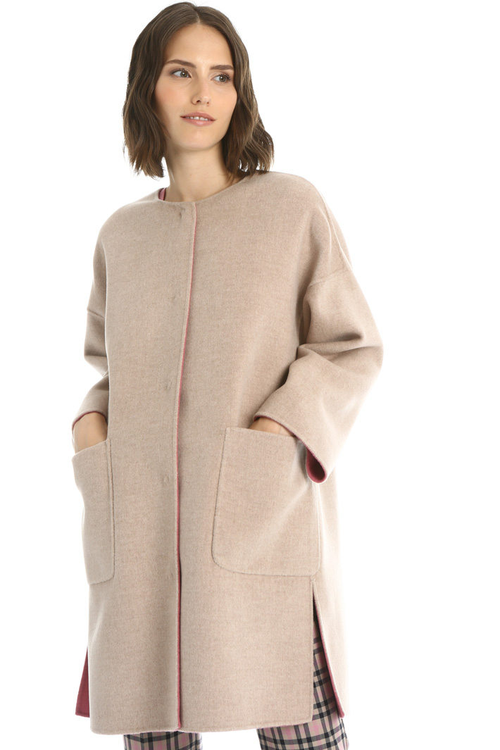 Reversible wool coat Intrend Reversible wool coat Intrend
