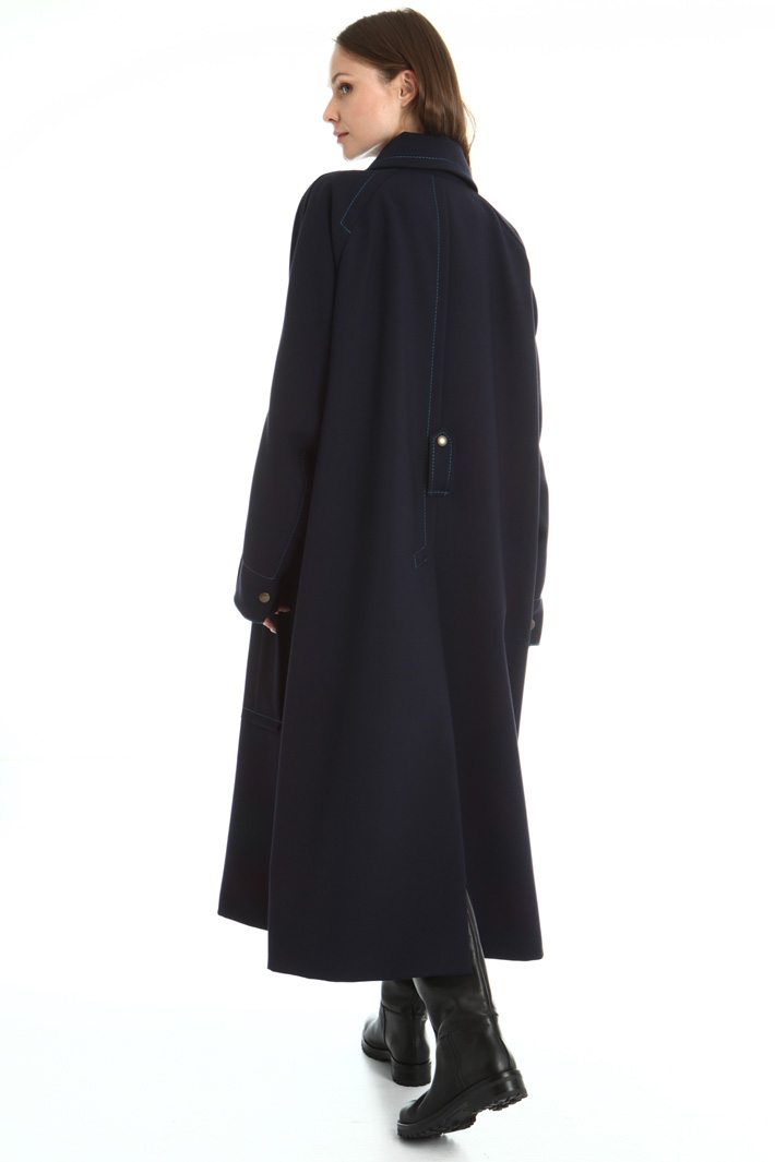 Wool blend canvas coat Intrend Wool blend canvas coat Intrend