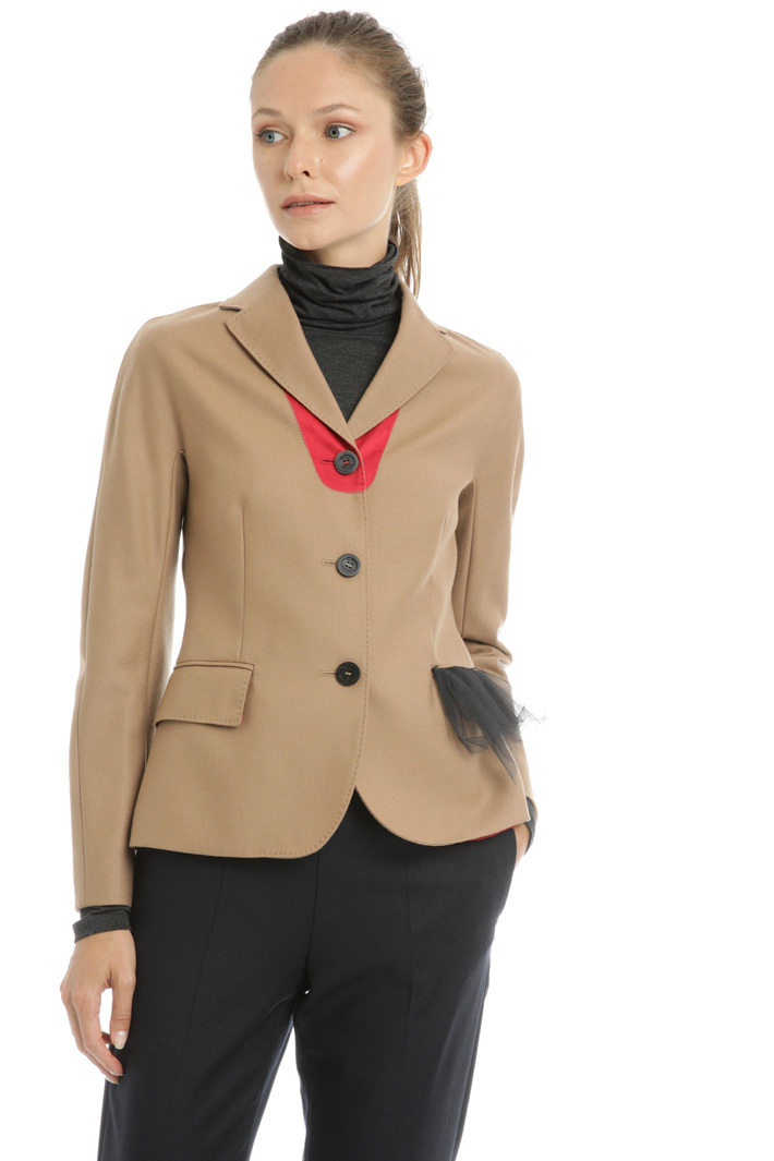 Wool flannel blazer Intrend Wool flannel blazer Intrend