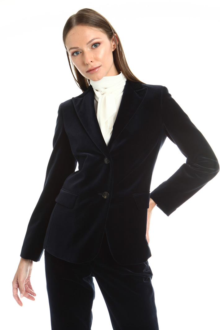 Stretch velvet blazer Intrend Stretch velvet blazer Intrend