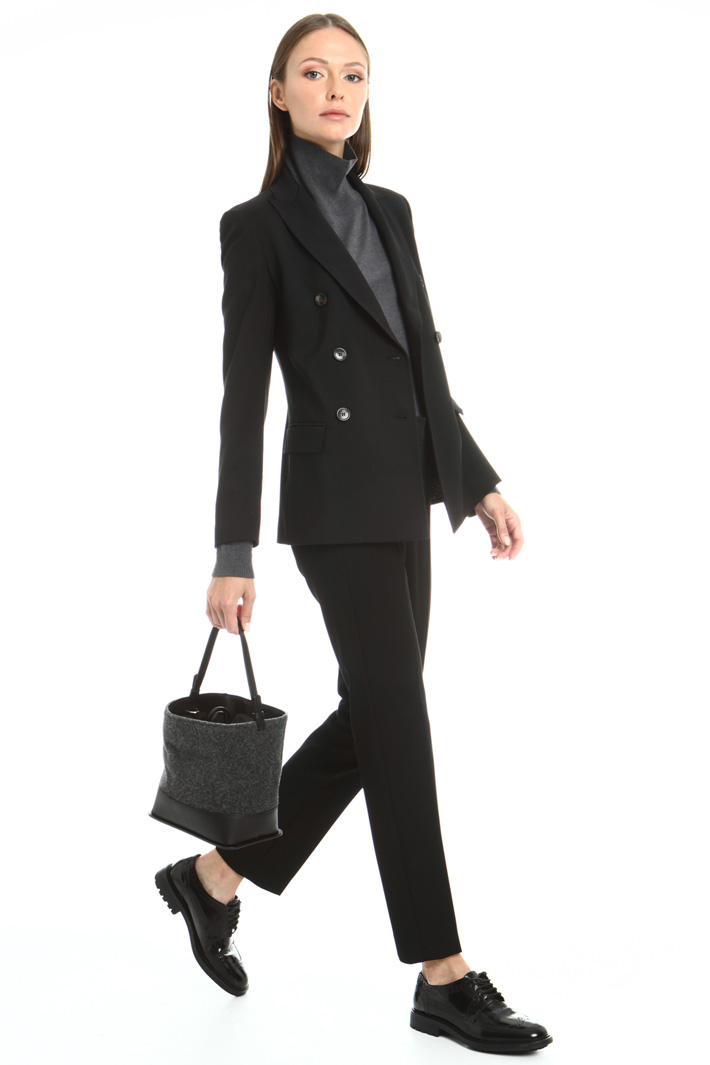 Wool twill blend blazer Intrend Wool twill blend blazer Intrend