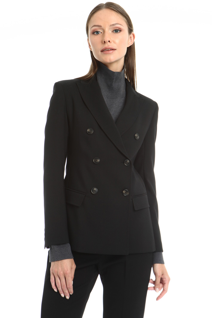 Wool twill blend blazer Intrend Wool twill blend blazer Intrend