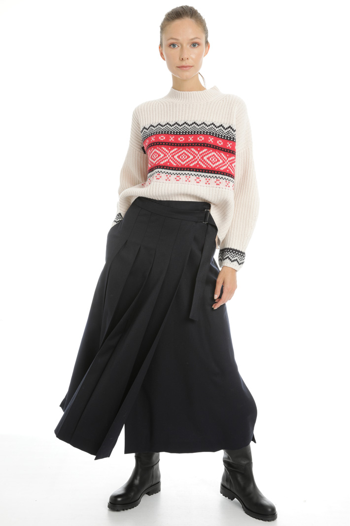 Wrap-up wool skirt Intrend Wrap-up wool skirt Intrend