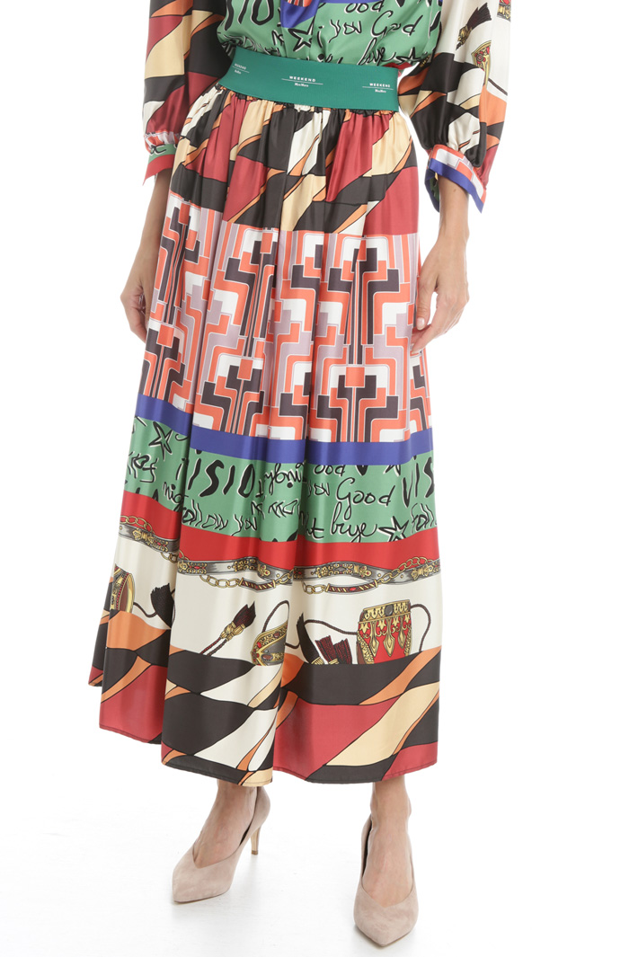 Silk twill skirt Intrend Silk twill skirt Intrend