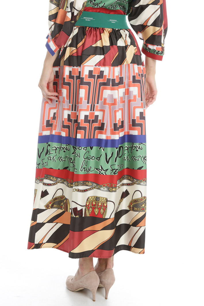 Silk twill skirt Intrend Silk twill skirt Intrend