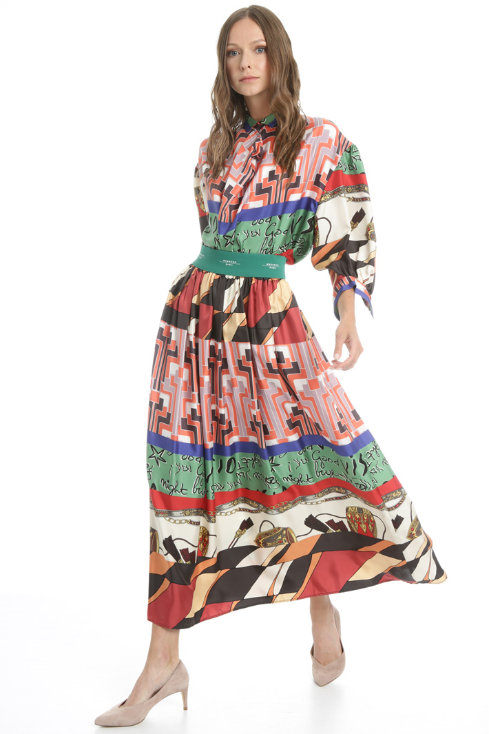 Silk twill skirt Intrend Silk twill skirt Intrend