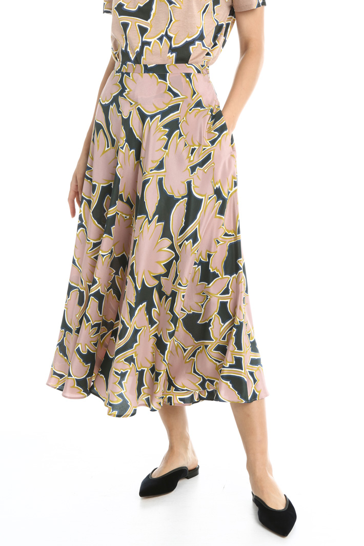 Silk crepe de chine skirt Intrend Silk crepe de chine skirt Intrend