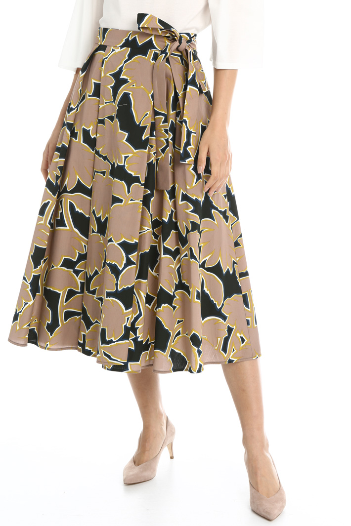 Wrap-Up skirt in cotton Intrend Wrap-Up skirt in cotton Intrend