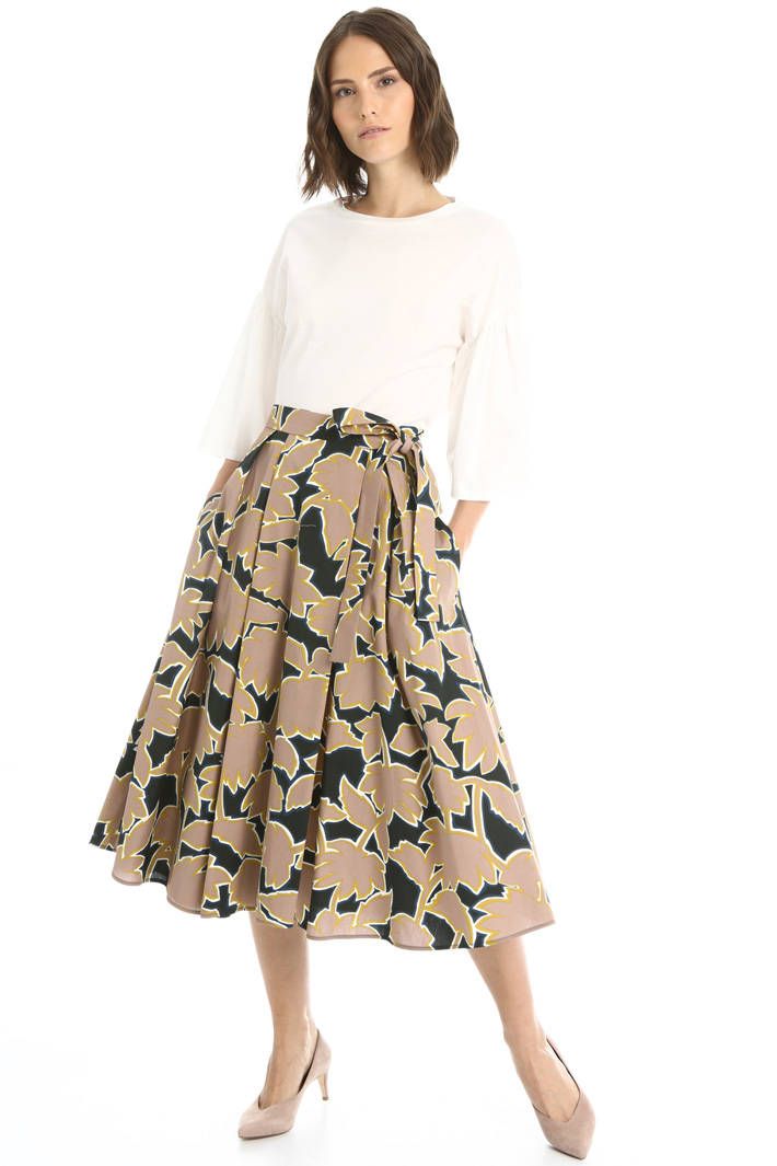 Wrap-Up skirt in cotton Intrend Wrap-Up skirt in cotton Intrend