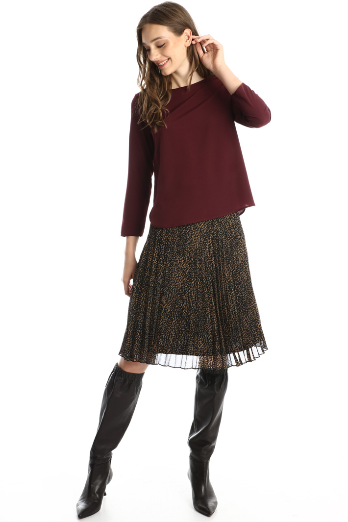 Crepe de chine blouse Intrend Crepe de chine blouse Intrend